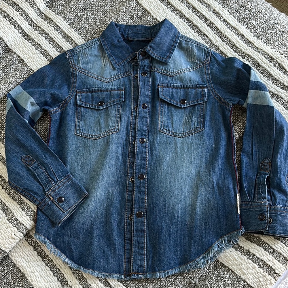 Joe’s denim shirt